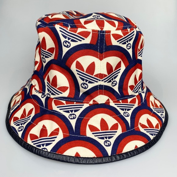 NWT Gucci x Adidas Bucket Hat Red/Blue Size M main image 8